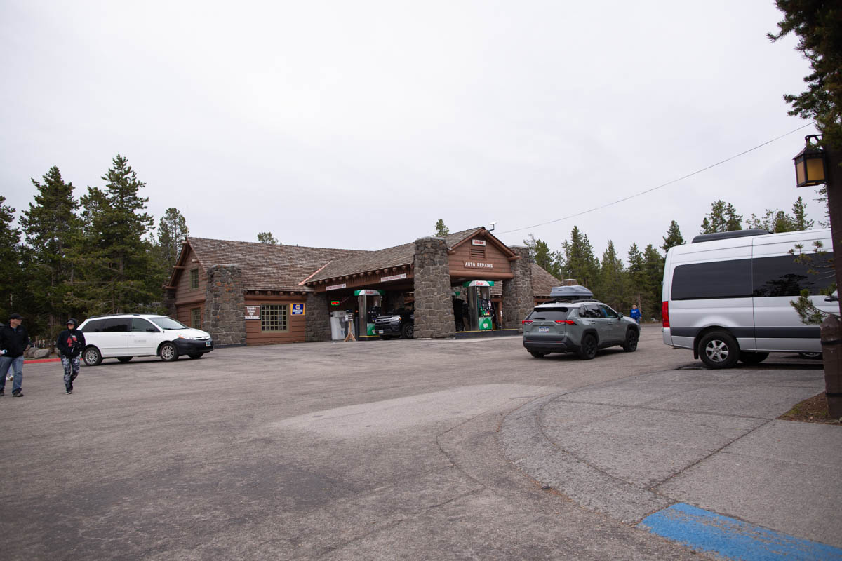 Gas Stations in Yellowstone Park
