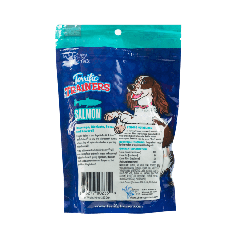 Terrific Trainers Salmon Dog Treats Chasing our Tails