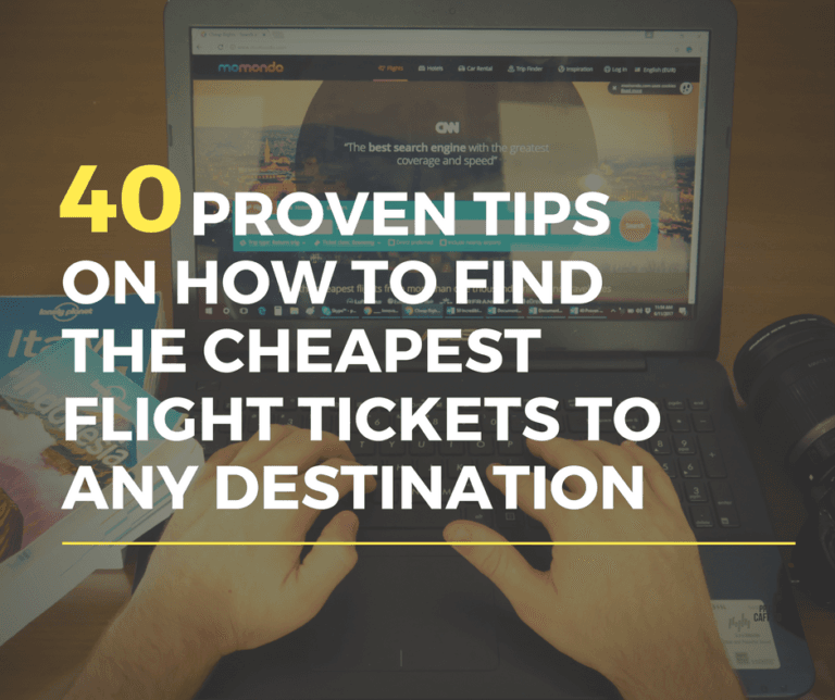40 Proven Tips on How to Find the Cheapest Flight Tickets to Any