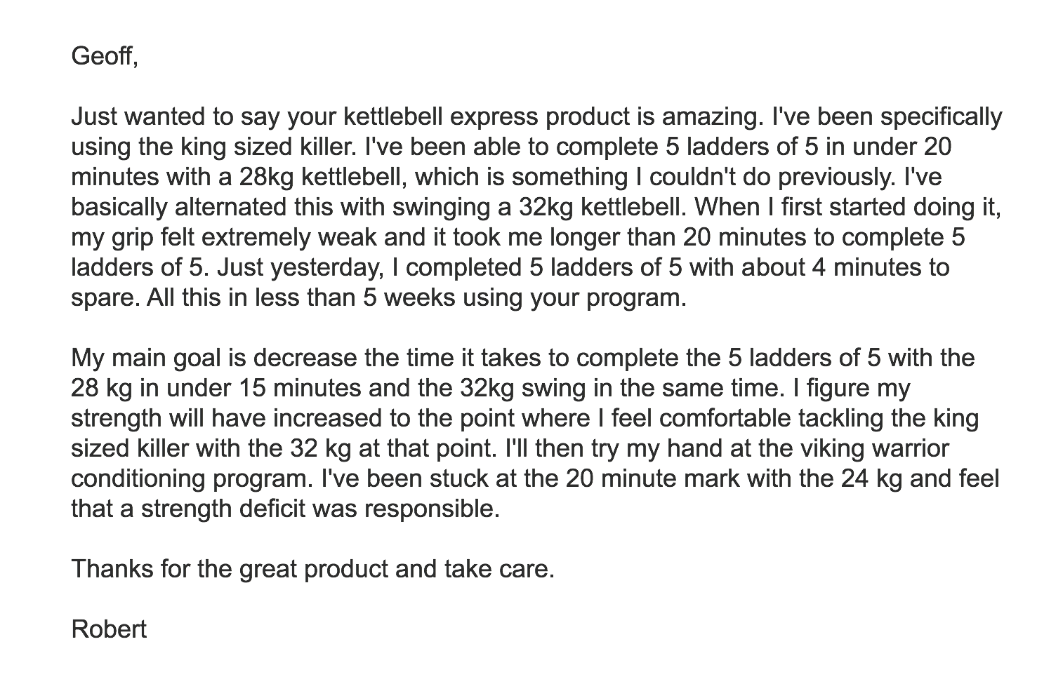 Kettlebell EXPRESS! CHASING STRENGTH.