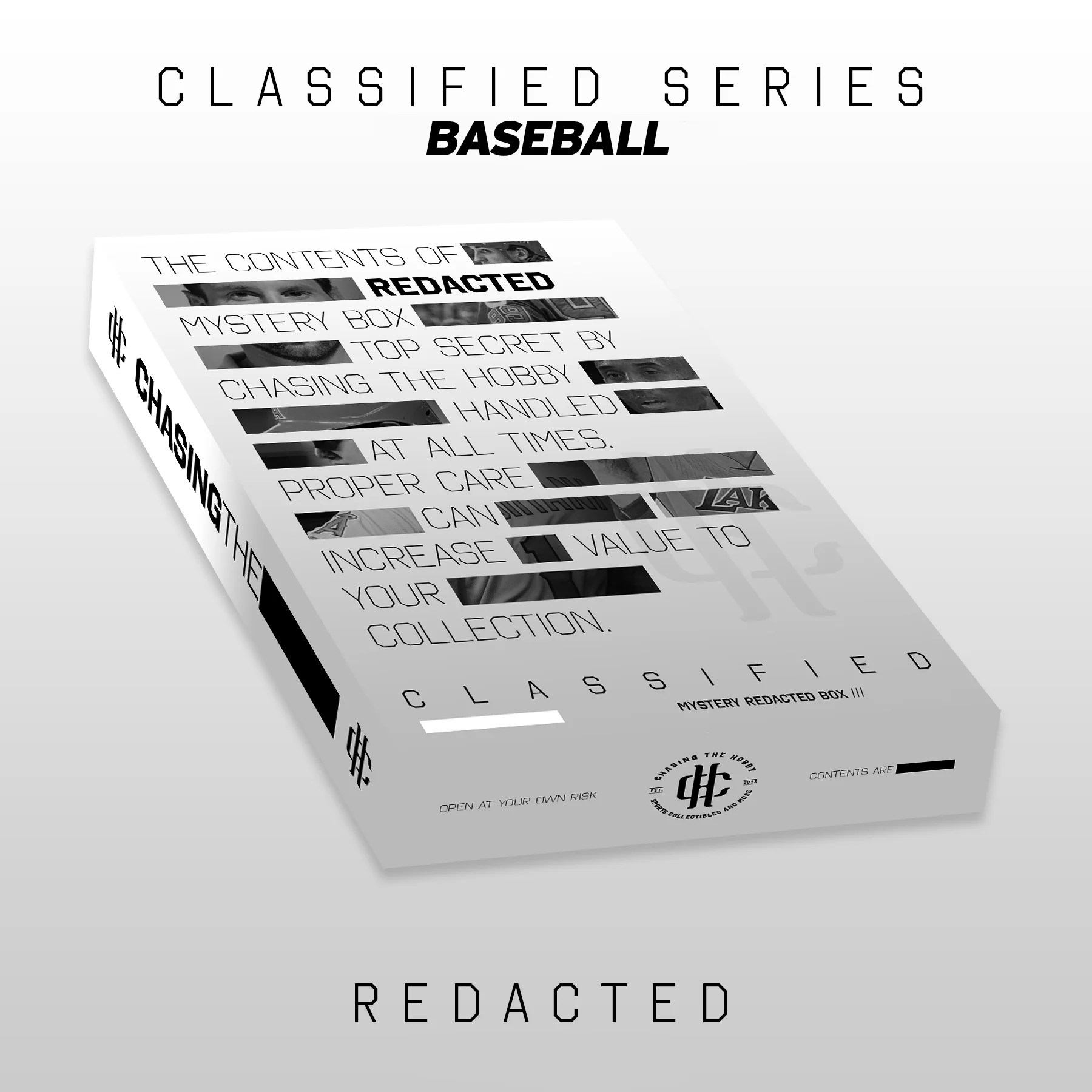Classified Series REDACTED Baseball Mystery Box ChasingTheHobby