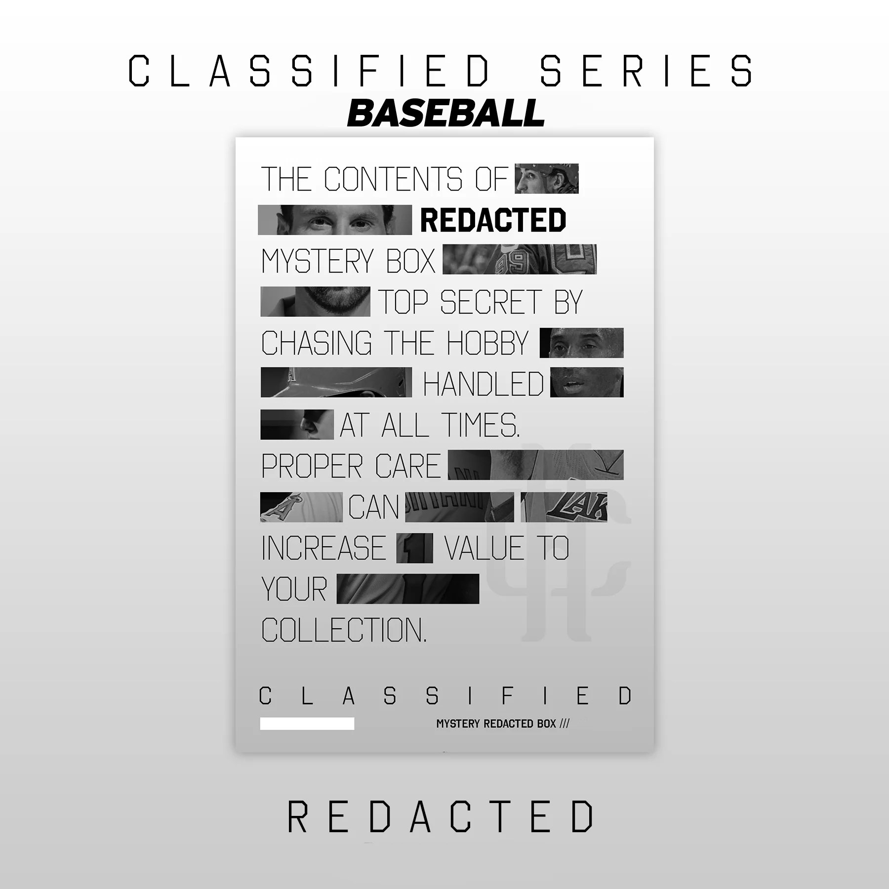 Classified Series REDACTED Baseball Mystery Box ChasingTheHobby