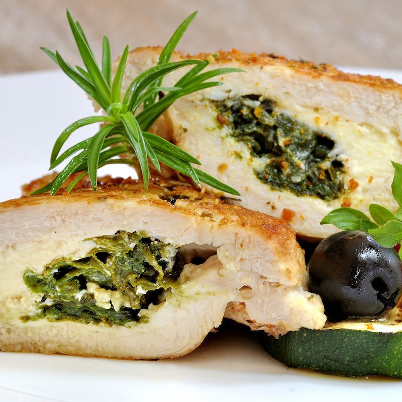 Stuffed chicken thighs with sage and blue cheese Chatelaine