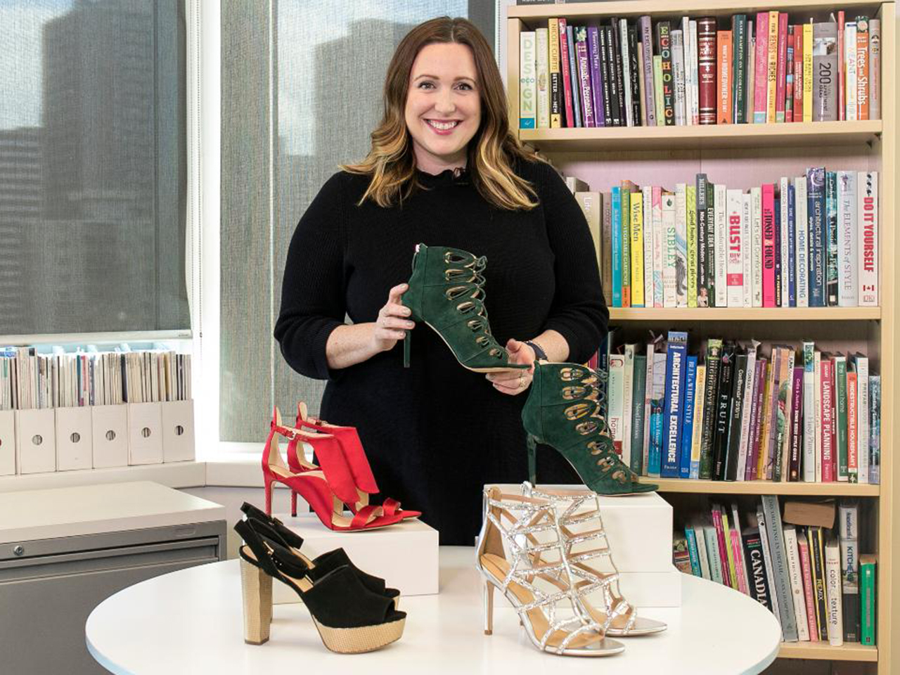 How to wear opentoe shoes in the winter.