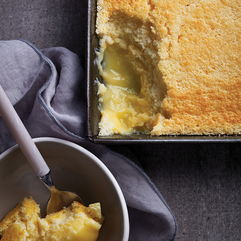 Lemon pudding cake Chatelaine
