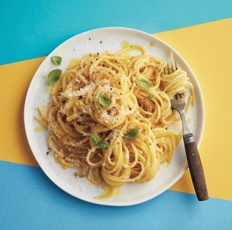 Best Of Bridge Slow Cooker Caramelized Onion Pasta Carbonara