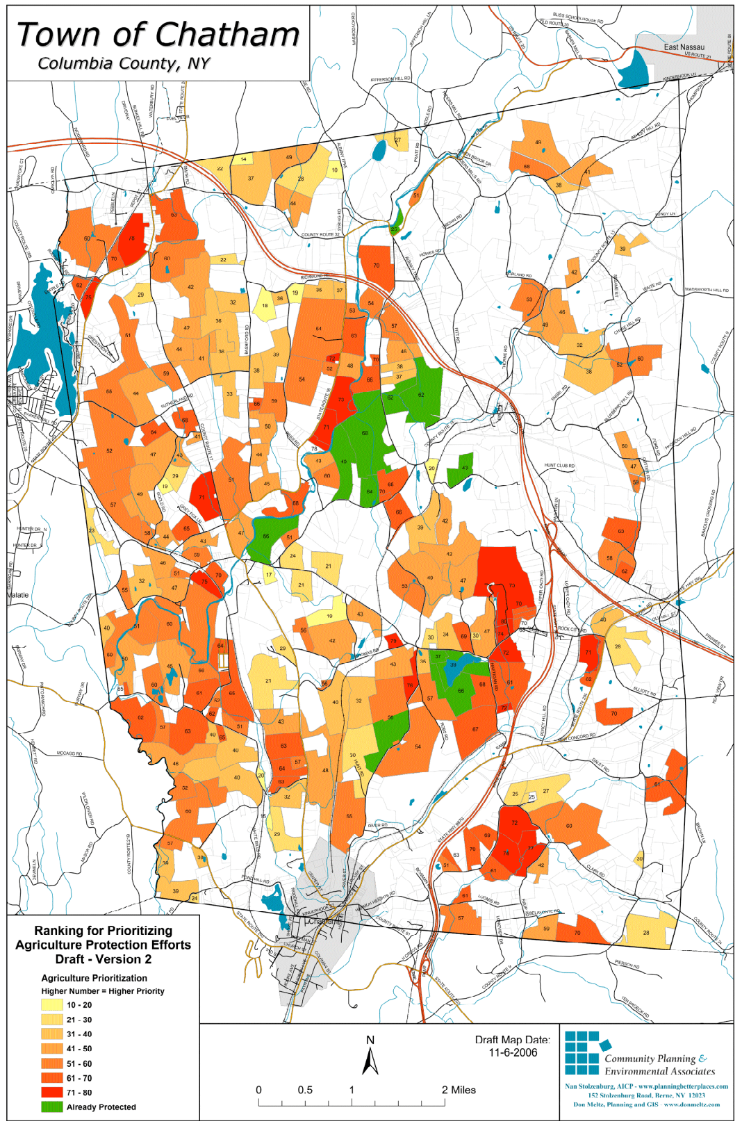 Chatham Farmland Prioritization Chatham Keep Farming
