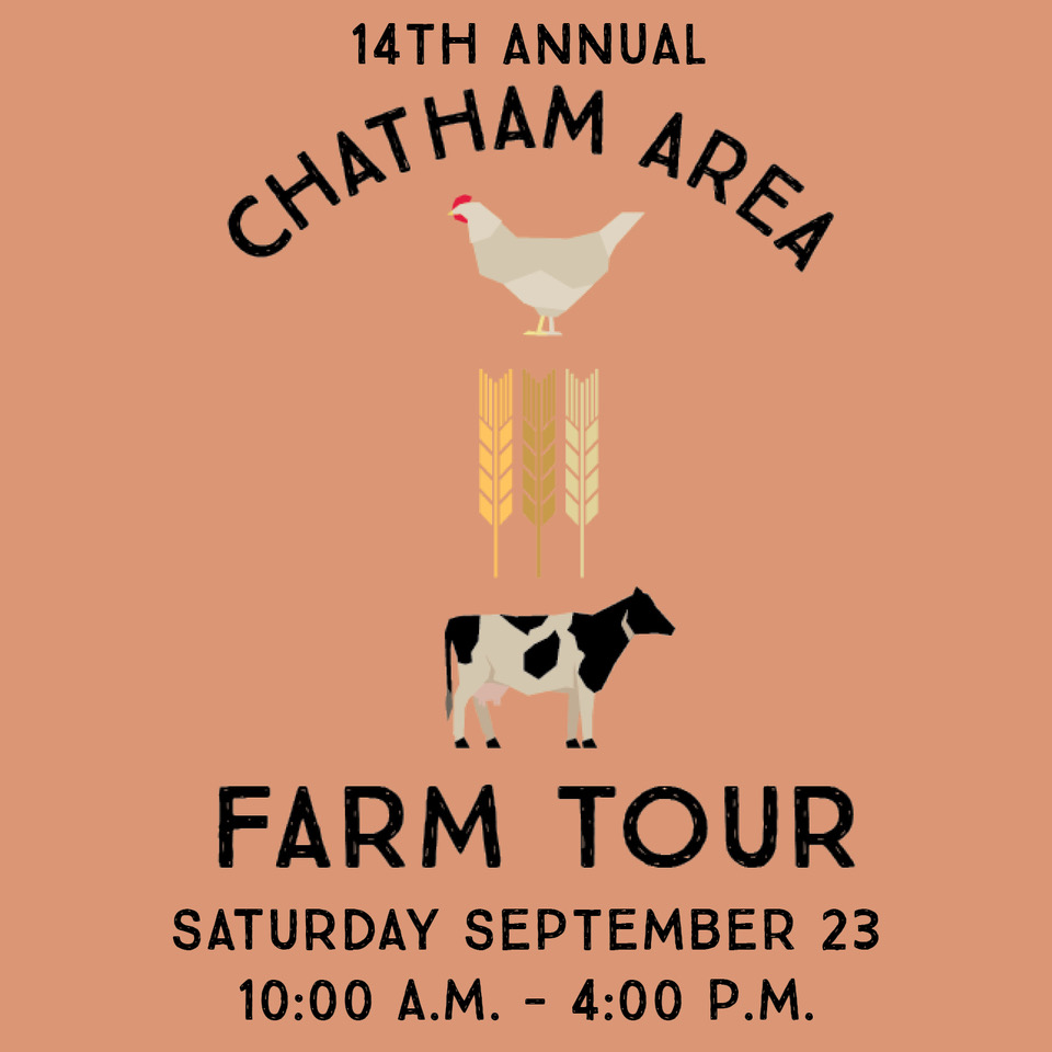 2023 Chatham Area Farm Tour September 23, 2023, 1000am400pm