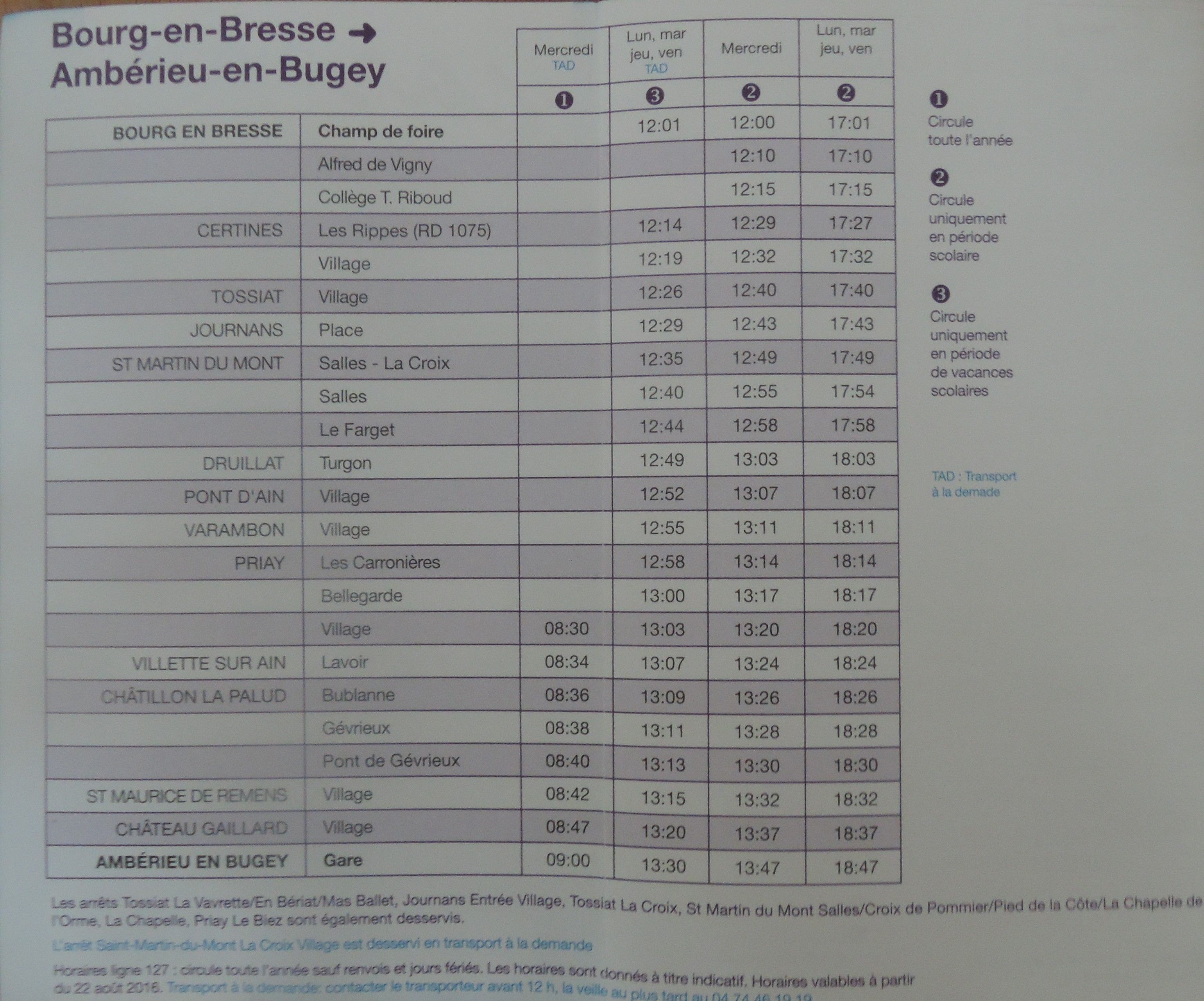 horaire bus philibert ecole