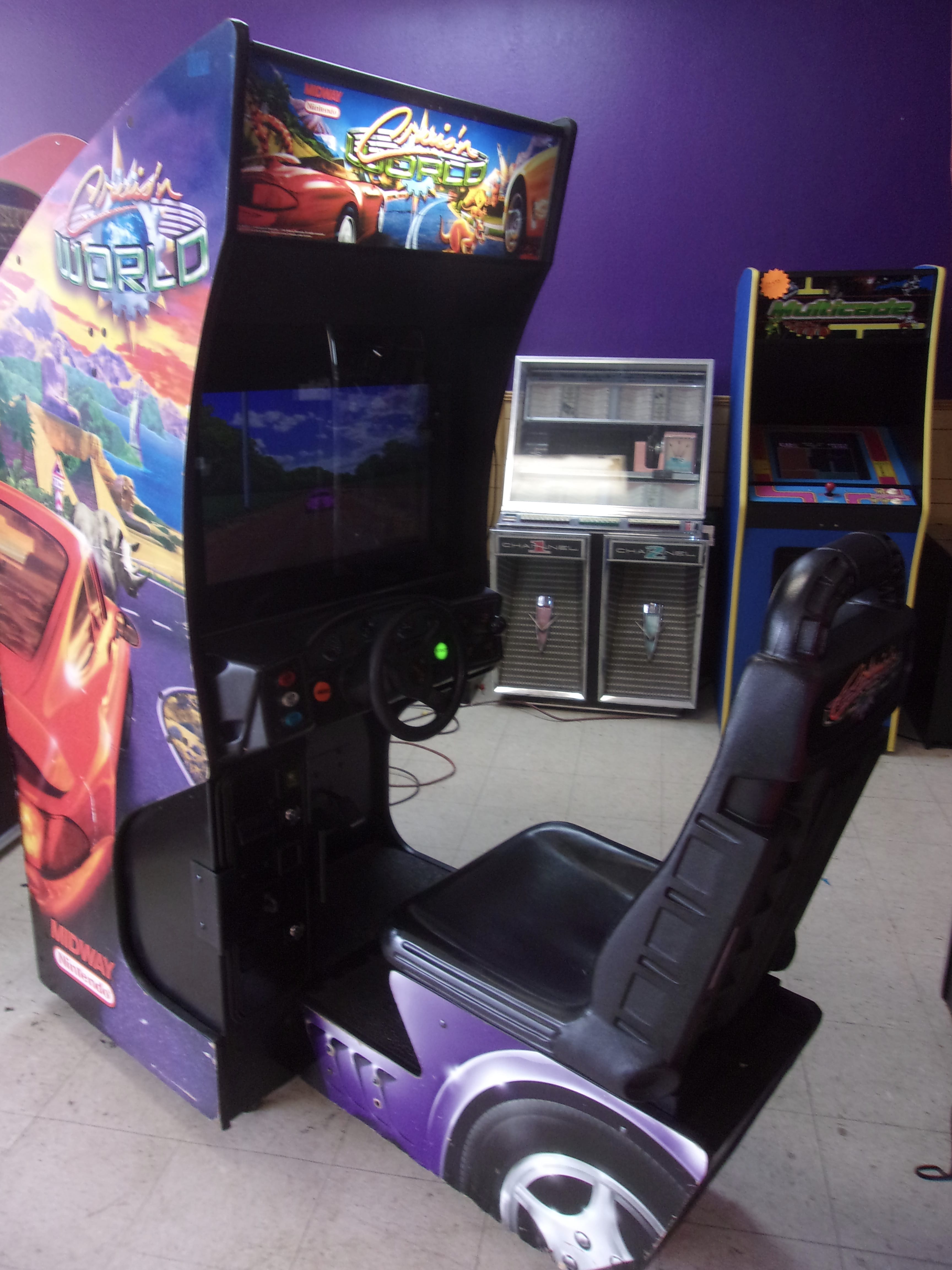 Cruis’n World SitDown Arcade Game Chattanooga Pinball