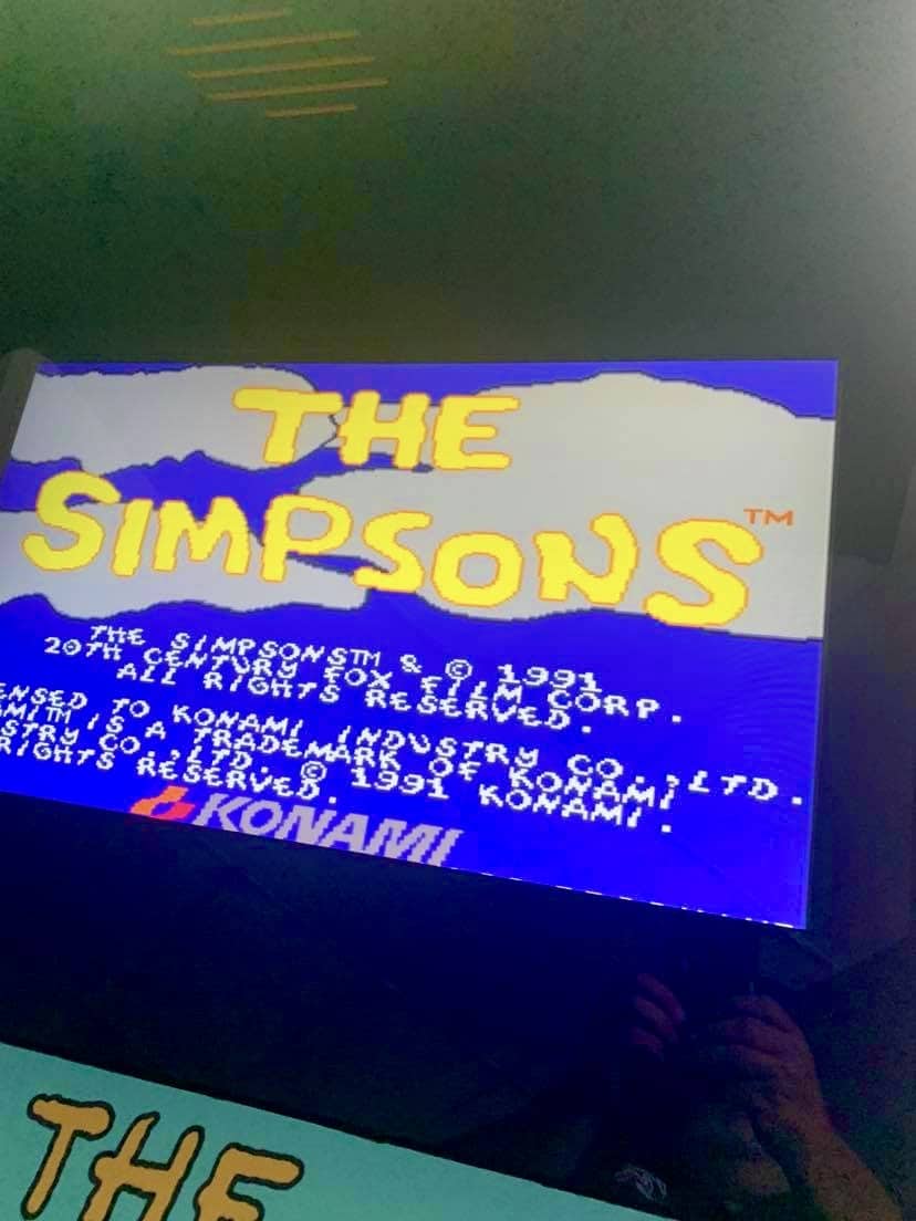 New Simpsons arcade game (Copy) Chattanooga Pinball