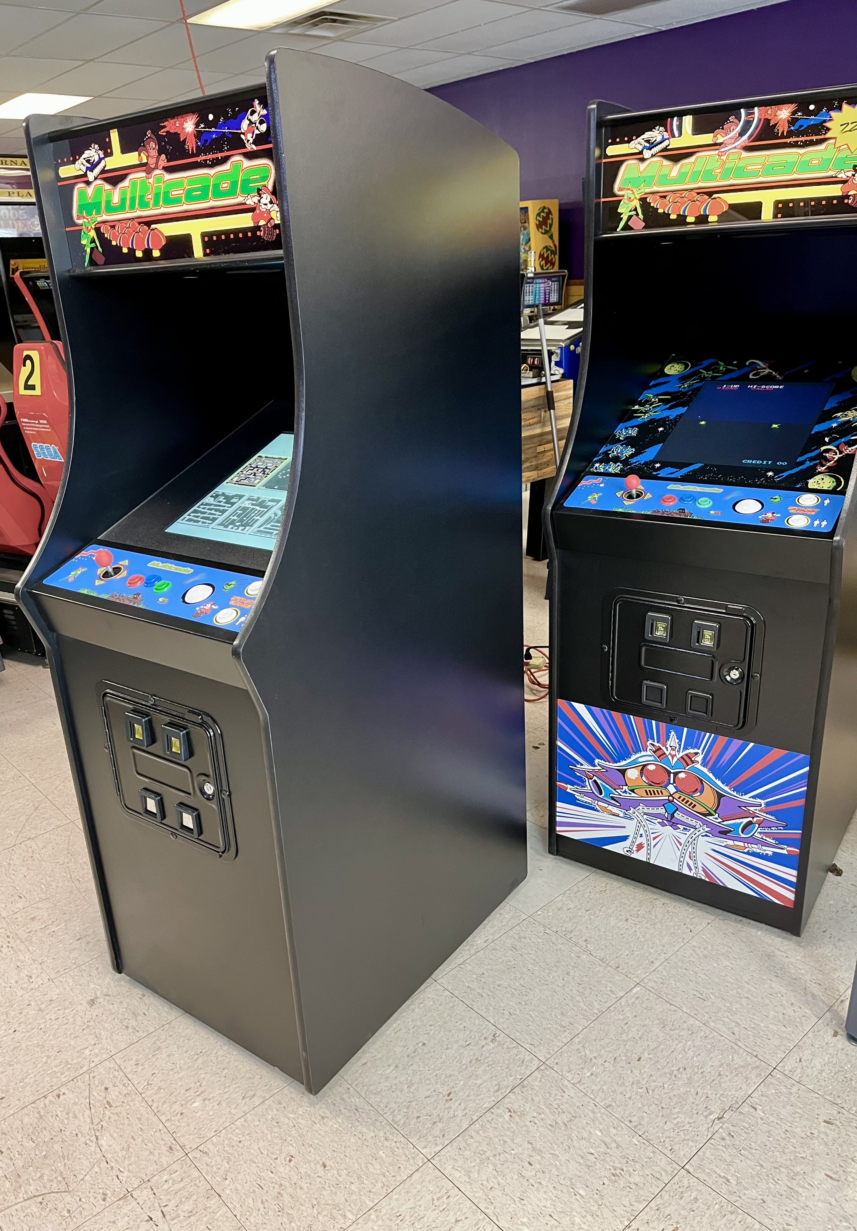 NEW MULTICADE FULL SIZE ARCADE GAME 60 CLASSIC GAMES IN 1