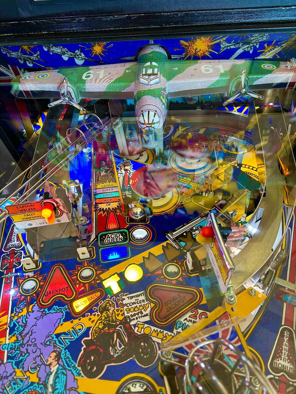 Barb Wire Pinball Machine by Gottlieb Pamela Anderson Chattanooga Pinball