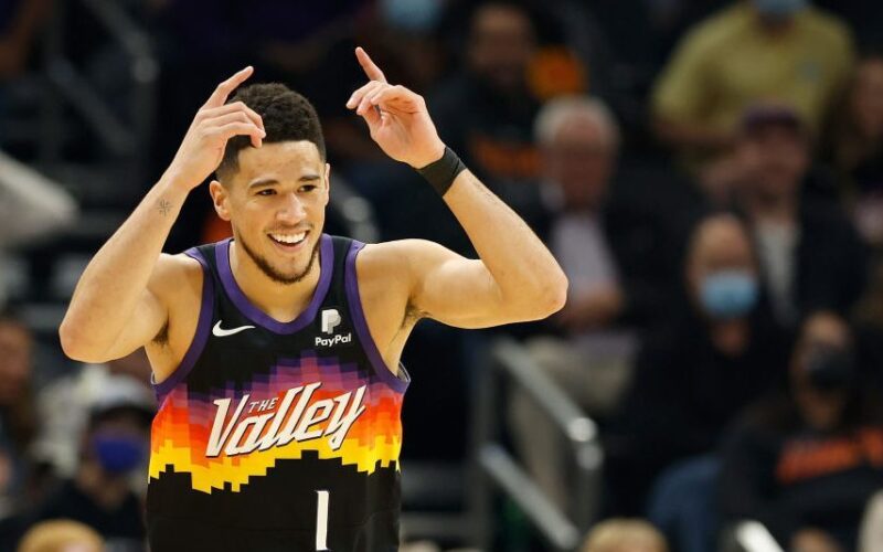 Devin Booker Unites with Basketball Legend Michael Jordan on Instagram