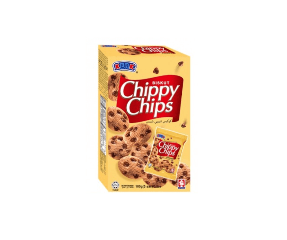 Kerk Chippy Chips Cookies (12x100g) CHA YI TRADING SDN. BHD.
