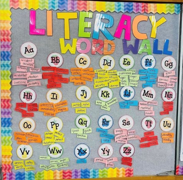 43 Best Interactive Word Wall Ideas for the Classroom Chaylor & Mads