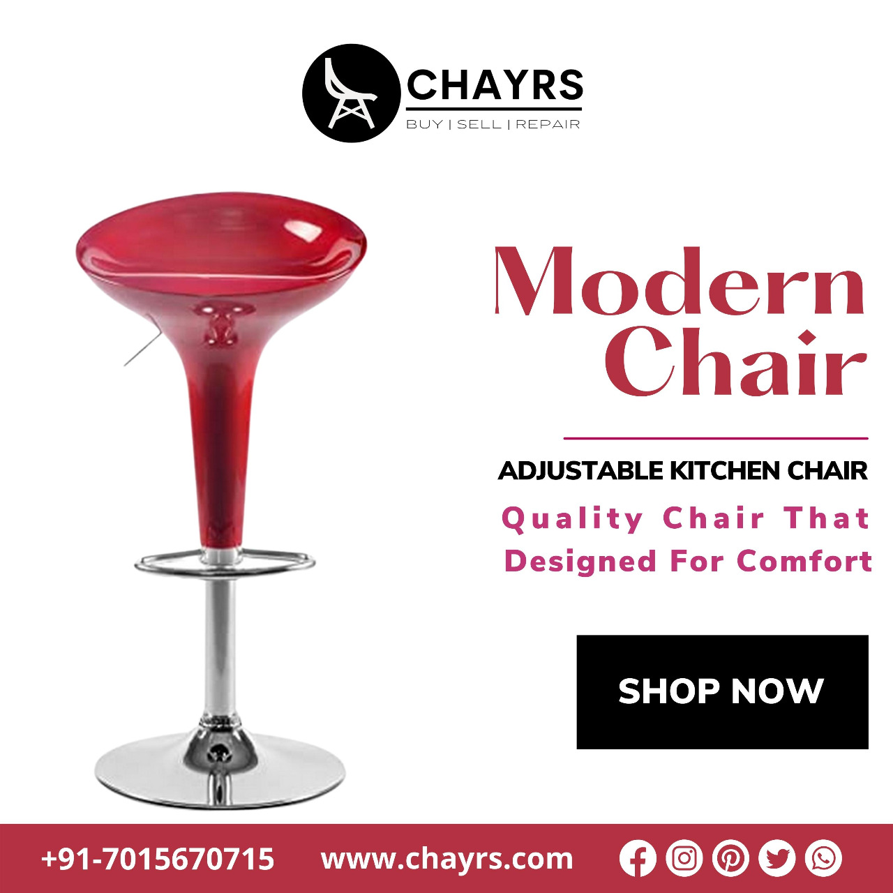 Adjustable Kitchen Chair Choose A Comfortable Modern Style