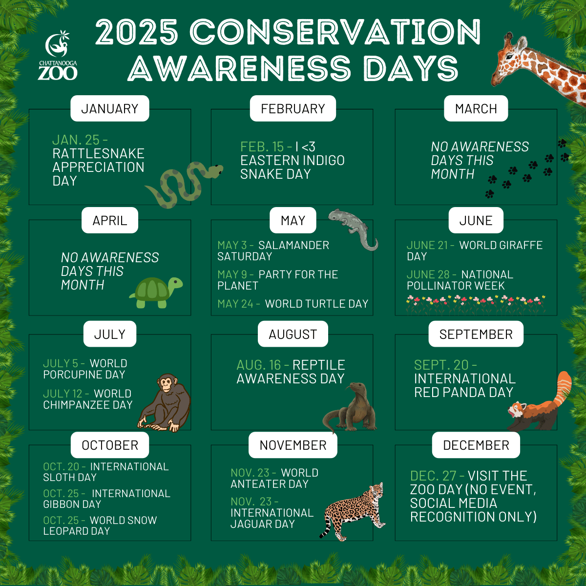 2025 Conservation Awareness Days Chattanooga Zoo 2025 Conservation Awareness Days Chattanooga Zoo