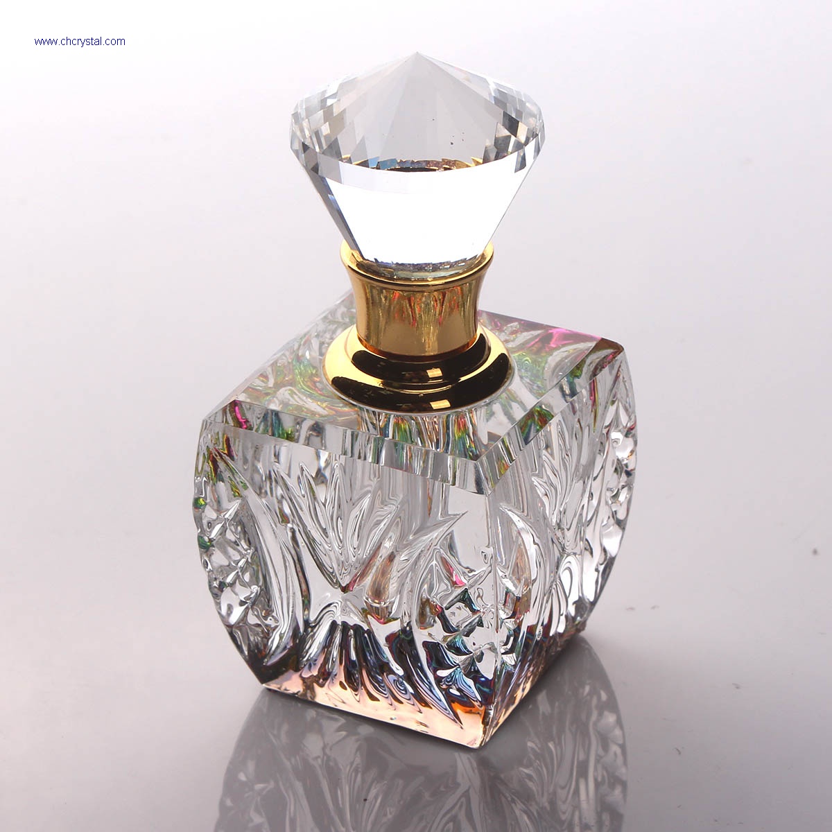 crystal perfume bottle