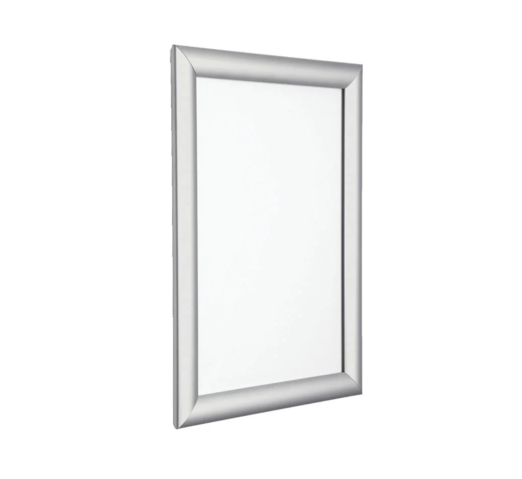 Silver Poster Frames A5 A0 Aluminium Silver Snap Frames