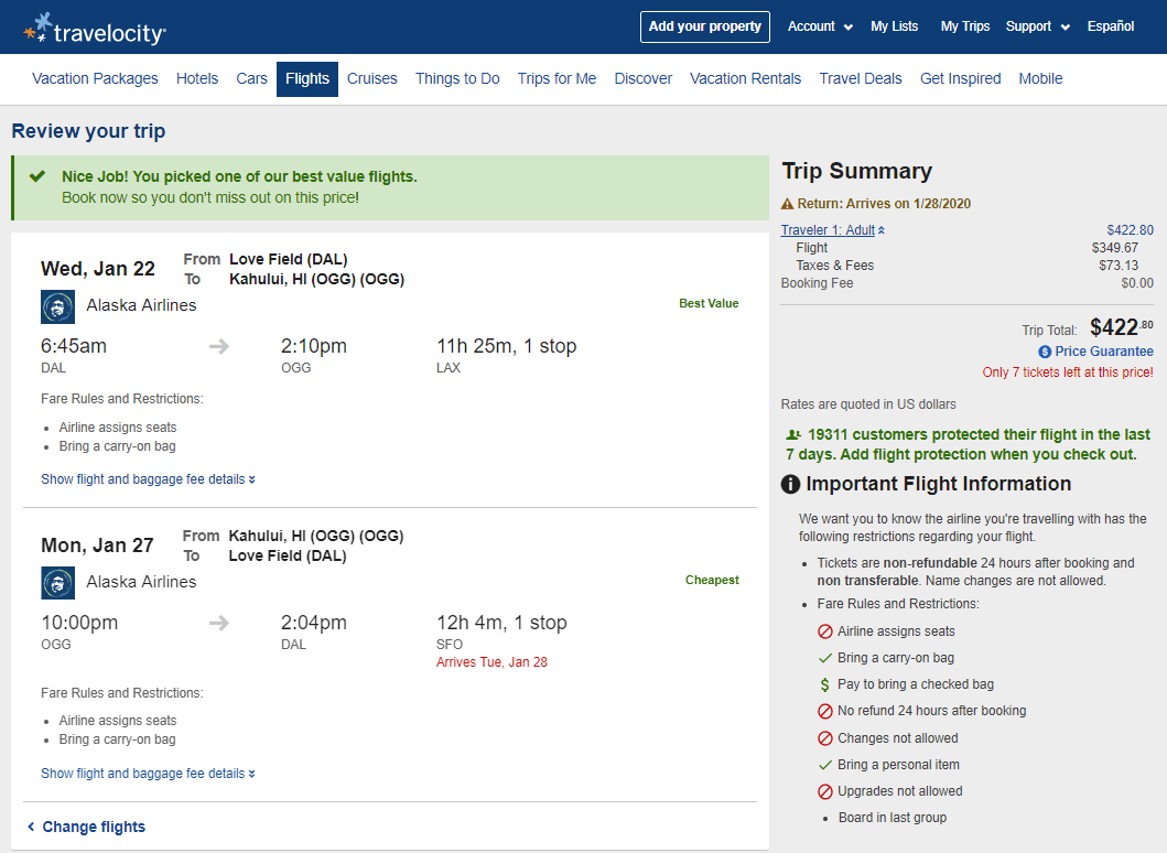 Cheap Flights Dallas to/from MauiKahului, Hawaii 423471 r/t