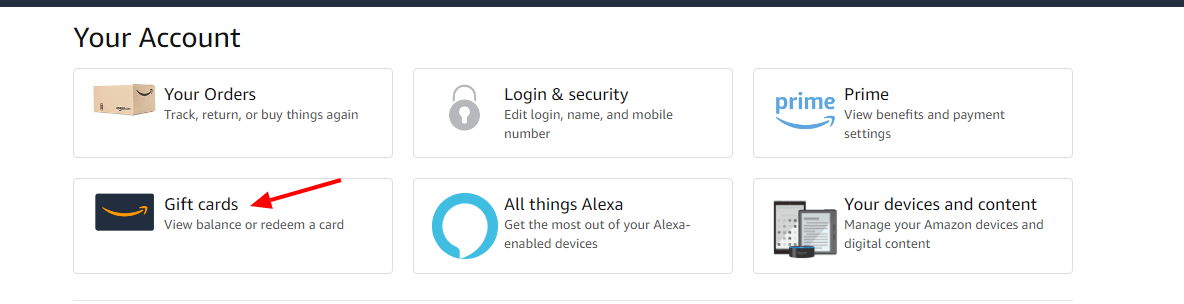 How to Redeem an Amazon Gift Card