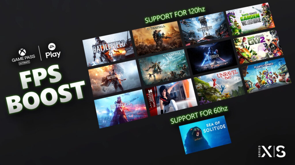 Xbox Series X FPS Boost for EA Games