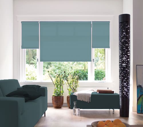 Cheapest Blinds UK Duck Egg Blue Roller Blind