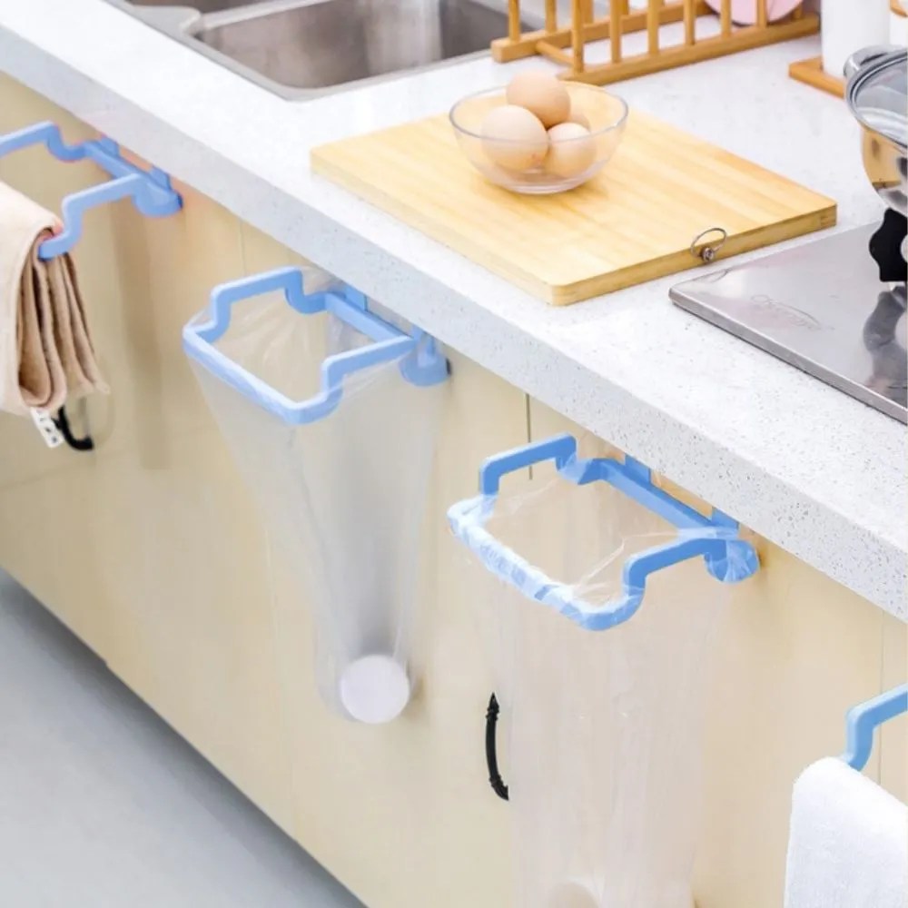 Maximize Kitchen Space with the Hanging Trash Bag Holder