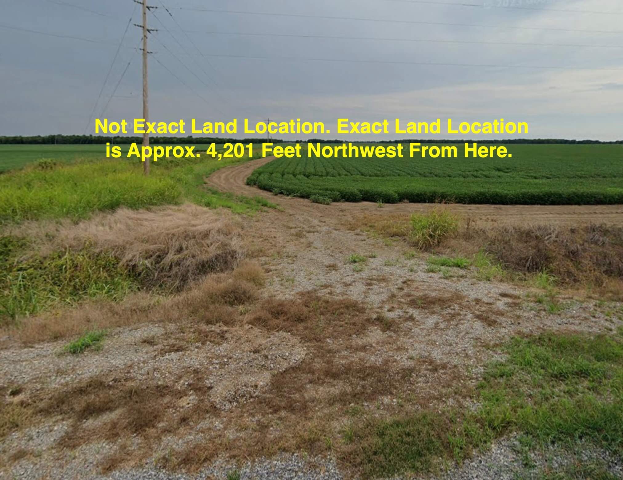 Canalfront Farming Nearby! No Homes Close! Canalfront Land