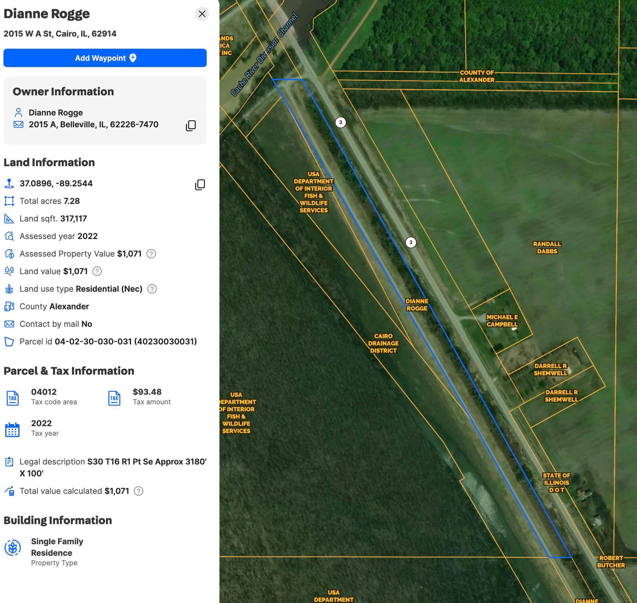 1k Per Acre! Near MS River! Nice Deal 1k Per Acre! Near MS River!
