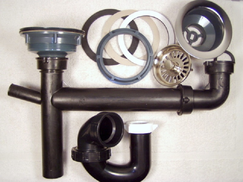 Installation Of a Kitchen Sink And Drain Hook Up with ABS Black Piping Cost