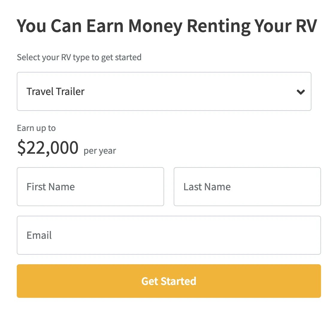 List Your RV For Rent