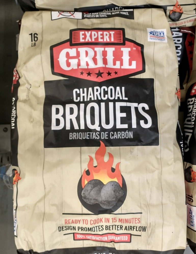 Expert Grill Charcoal Briquets Walmart Made in the USA Cheap Simple