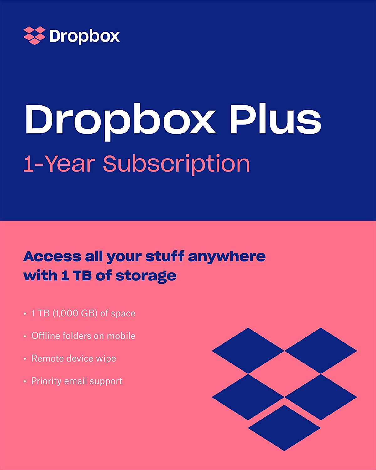 Prime Day Sale 1Year of Dropbox Plus 1 TB of Storage for 79 cheapskat