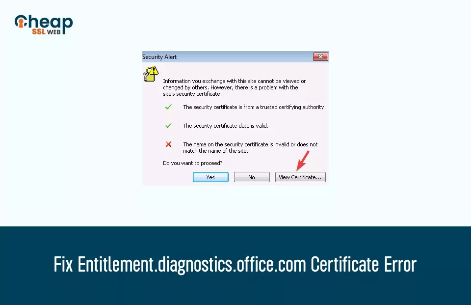 How to Fix Certificate Error?