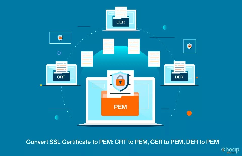 How to Convert SSL to PEM, CRT to PEM, DER to PEM, and CER to PFX?