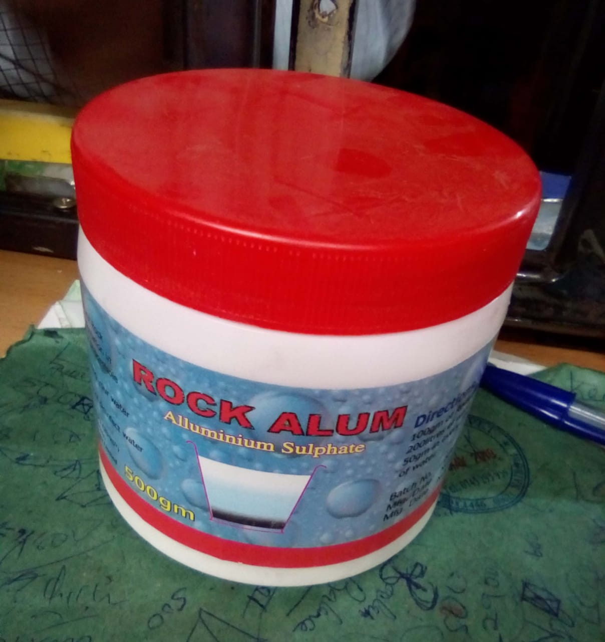 Buy Rock Alum (250g) Purify Drinking Water 0789231328