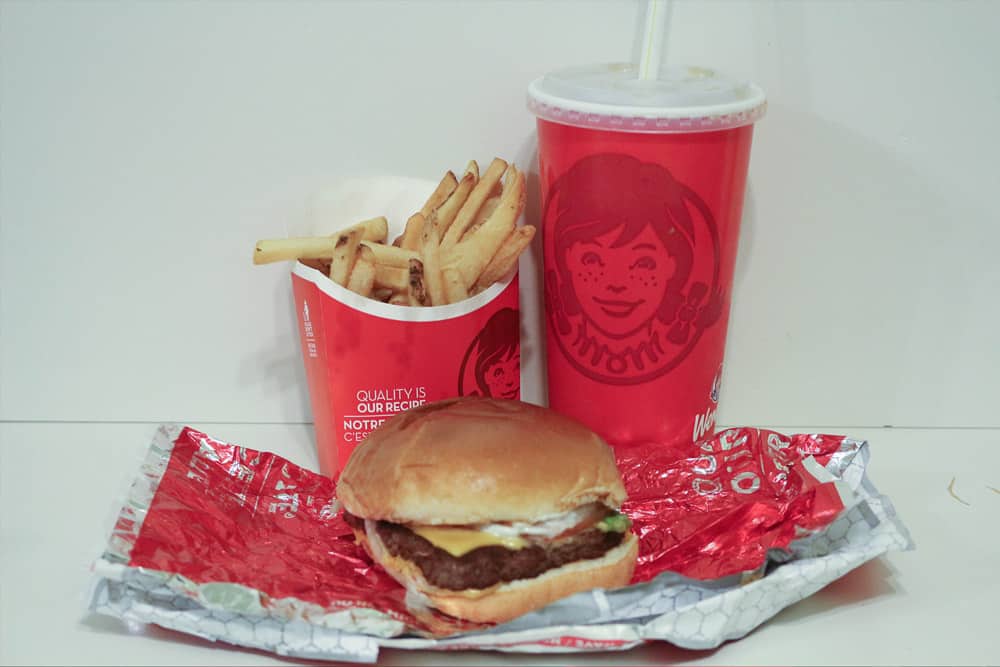 Wendy's Menu Calories & Nutrition Guide Cheat Day Design