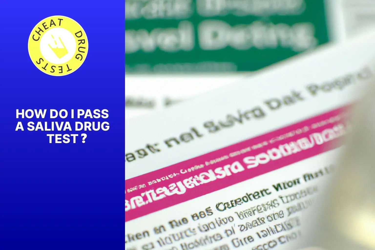 Passing a Saliva Drug Test Expert Tips for PreEmployment Drug Screening