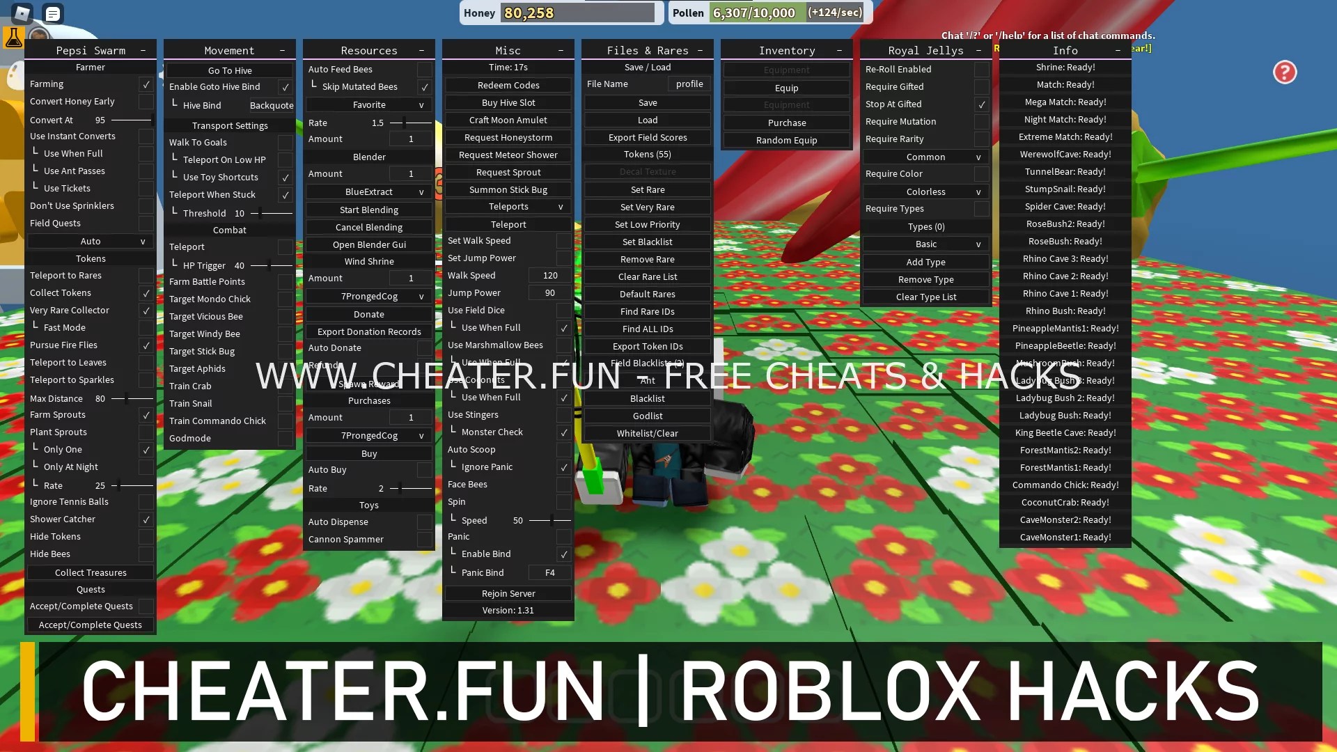 Scripts for Roblox Bee Swarm Simulator Scripts and Codes