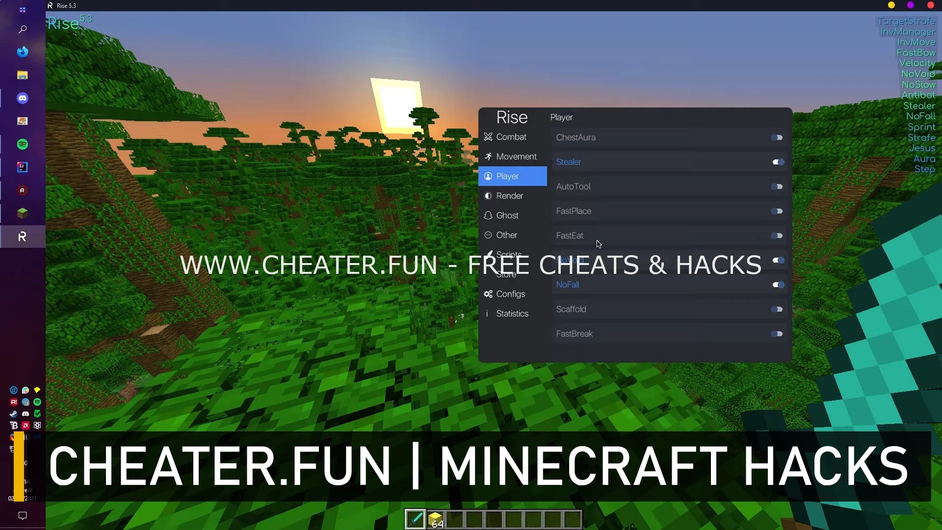 Rise Client 6.0.24 Minecraft Cheat (Cracked Free)