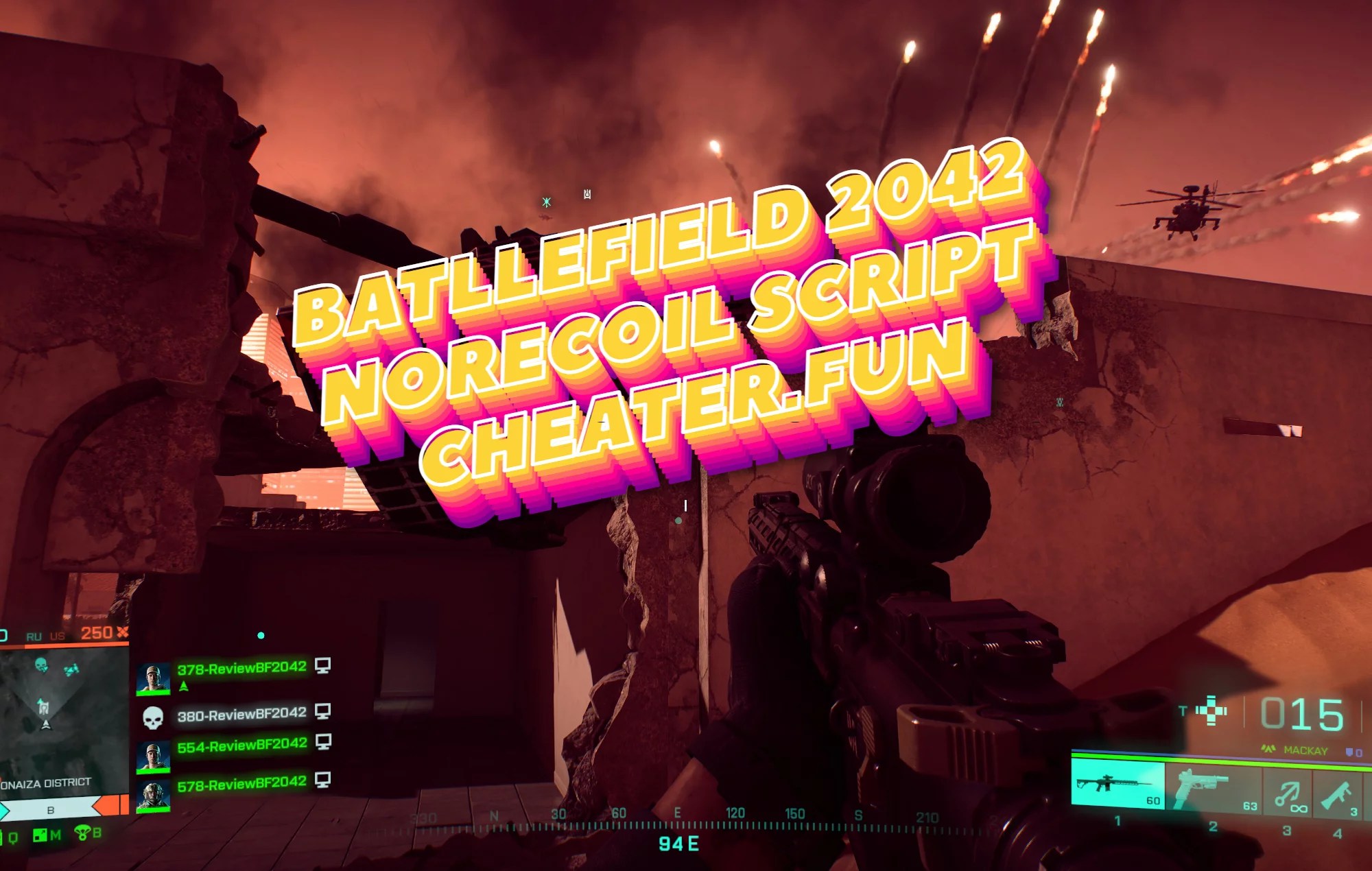 Battlefield 2042 New Free Hack Norecoil and auto fire script