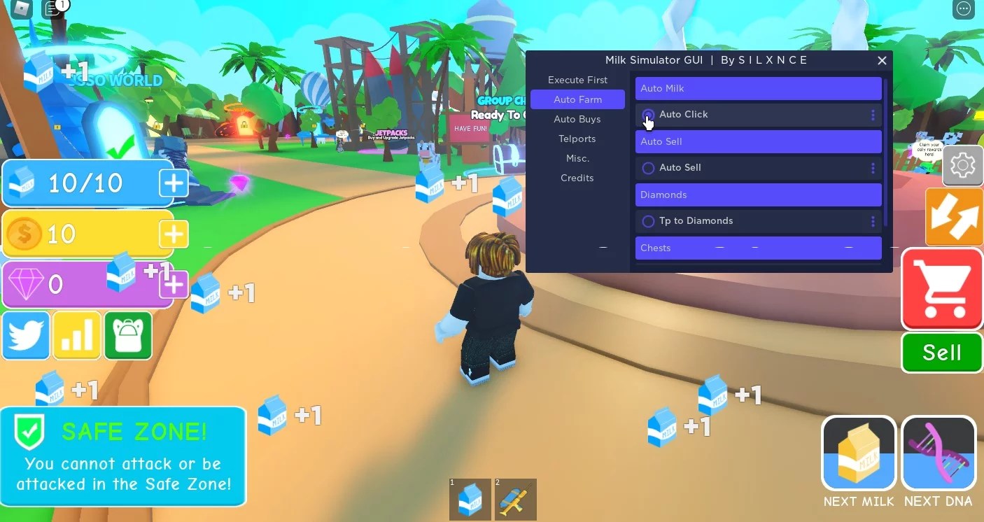 Roblox Milk Simulator Script Auto Milk, Auto Sell & More European