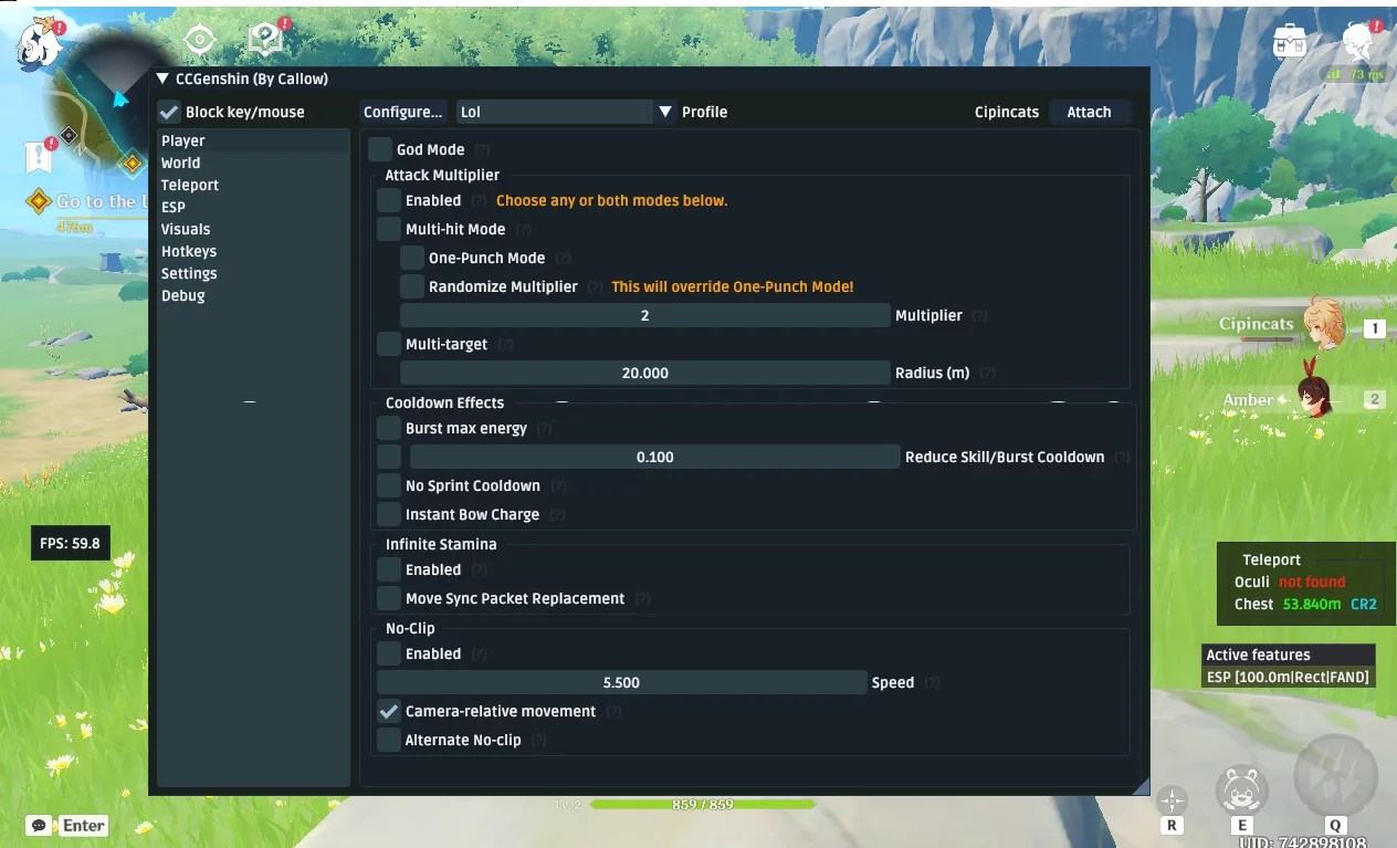 The Best Hack Genshin Impact 2022 GodMode, KillAura, RapidFire