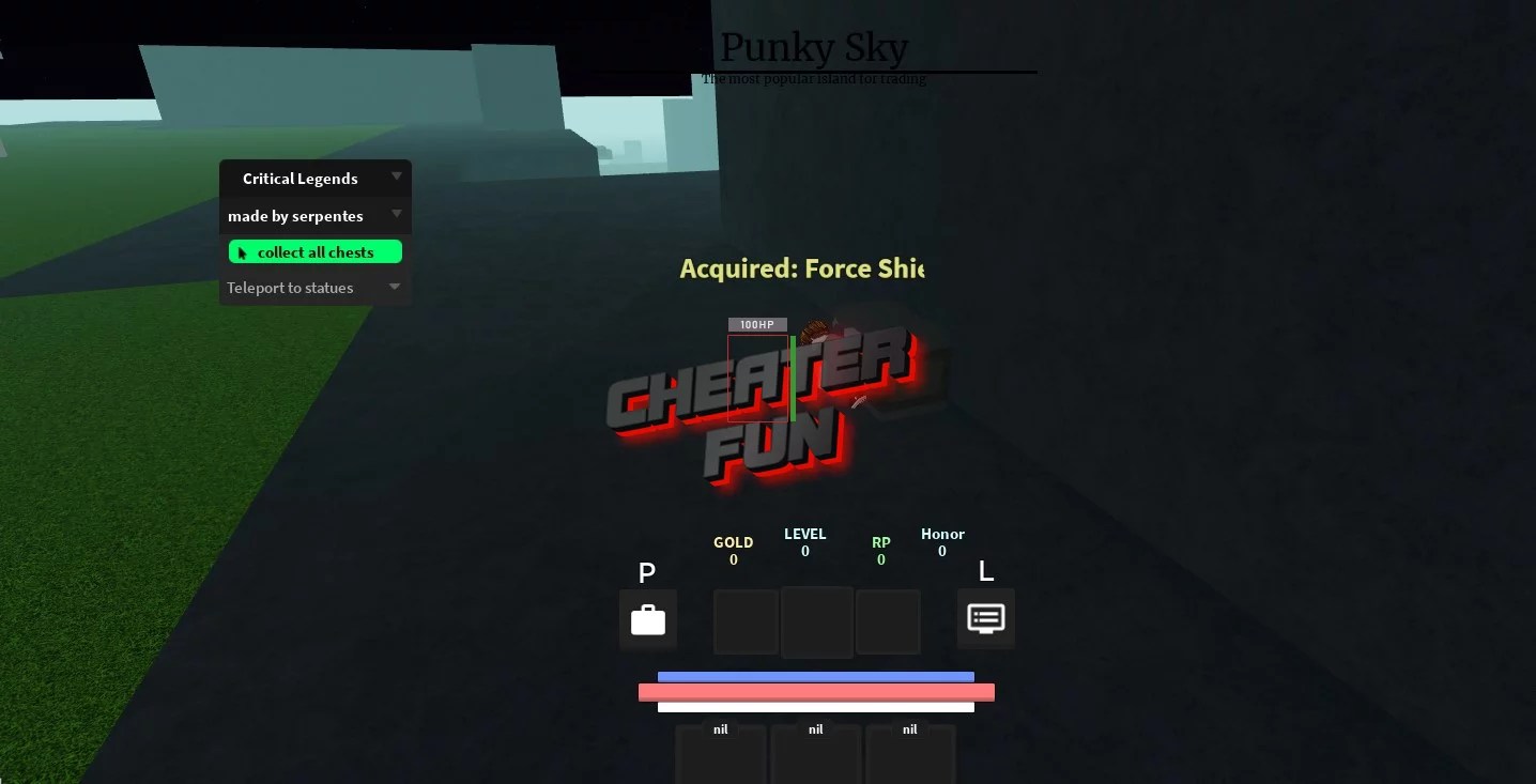 Roblox Critical Legends Script Collect All Chests, Teleport
