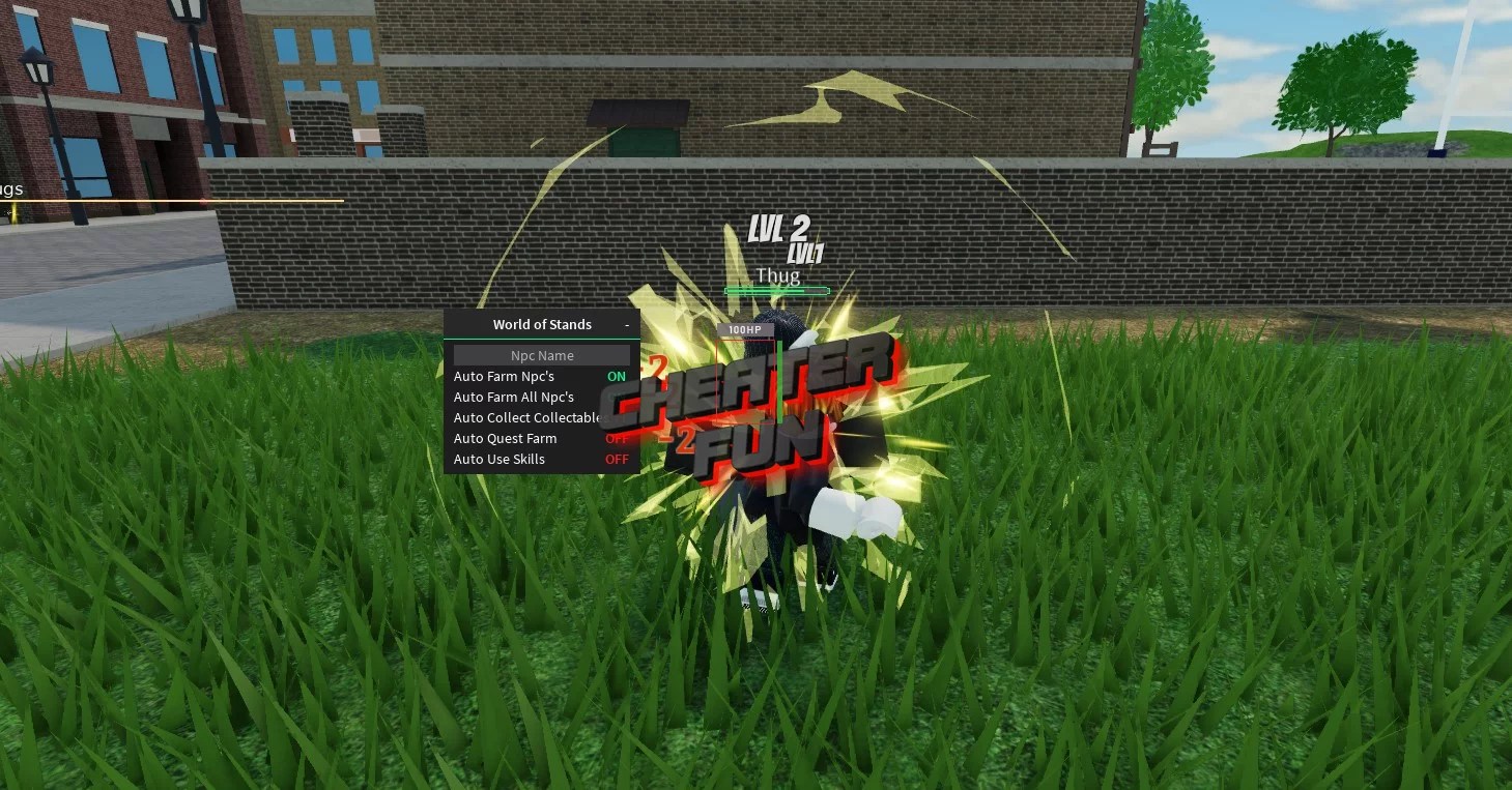 World of Stands Demo Script Auto Farm, Auto Quest & More