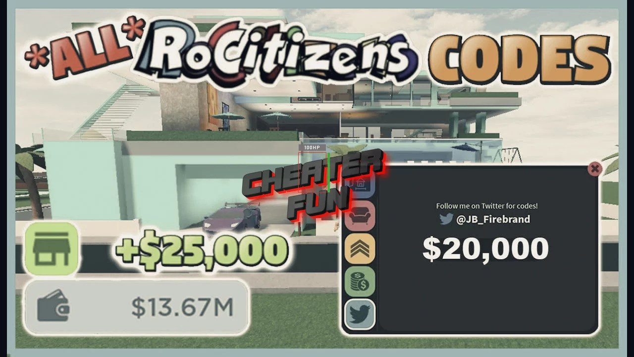 Roblox RoCitizens Codes August 2022 (Working codes)