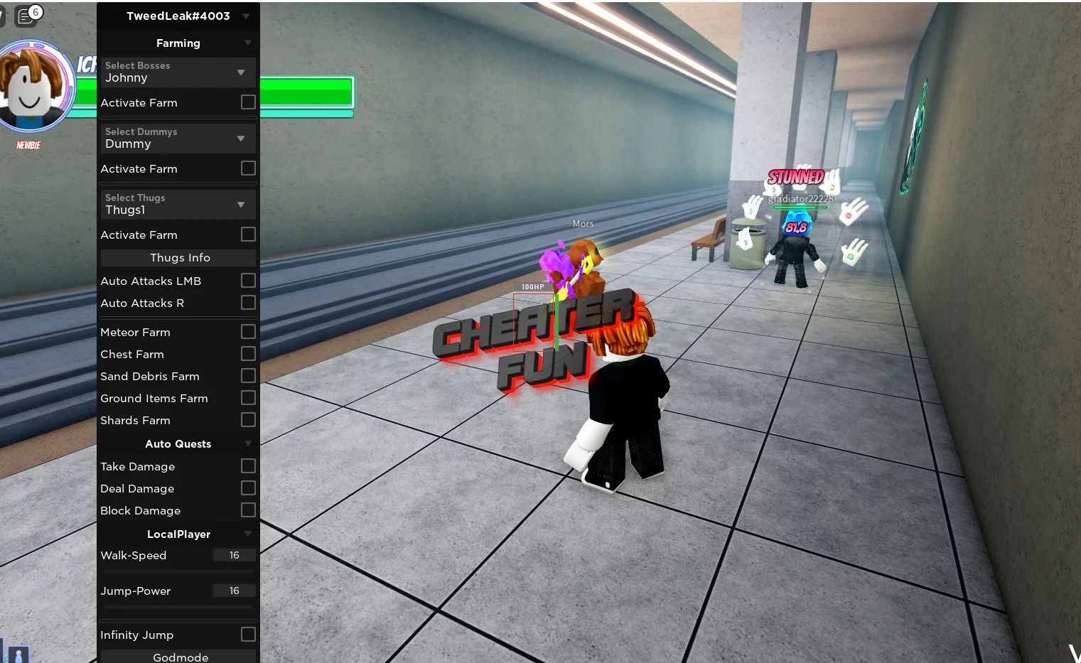 Adaptive TechSoft Roblox A Universal Time Script God Mode, Thug Farm & More