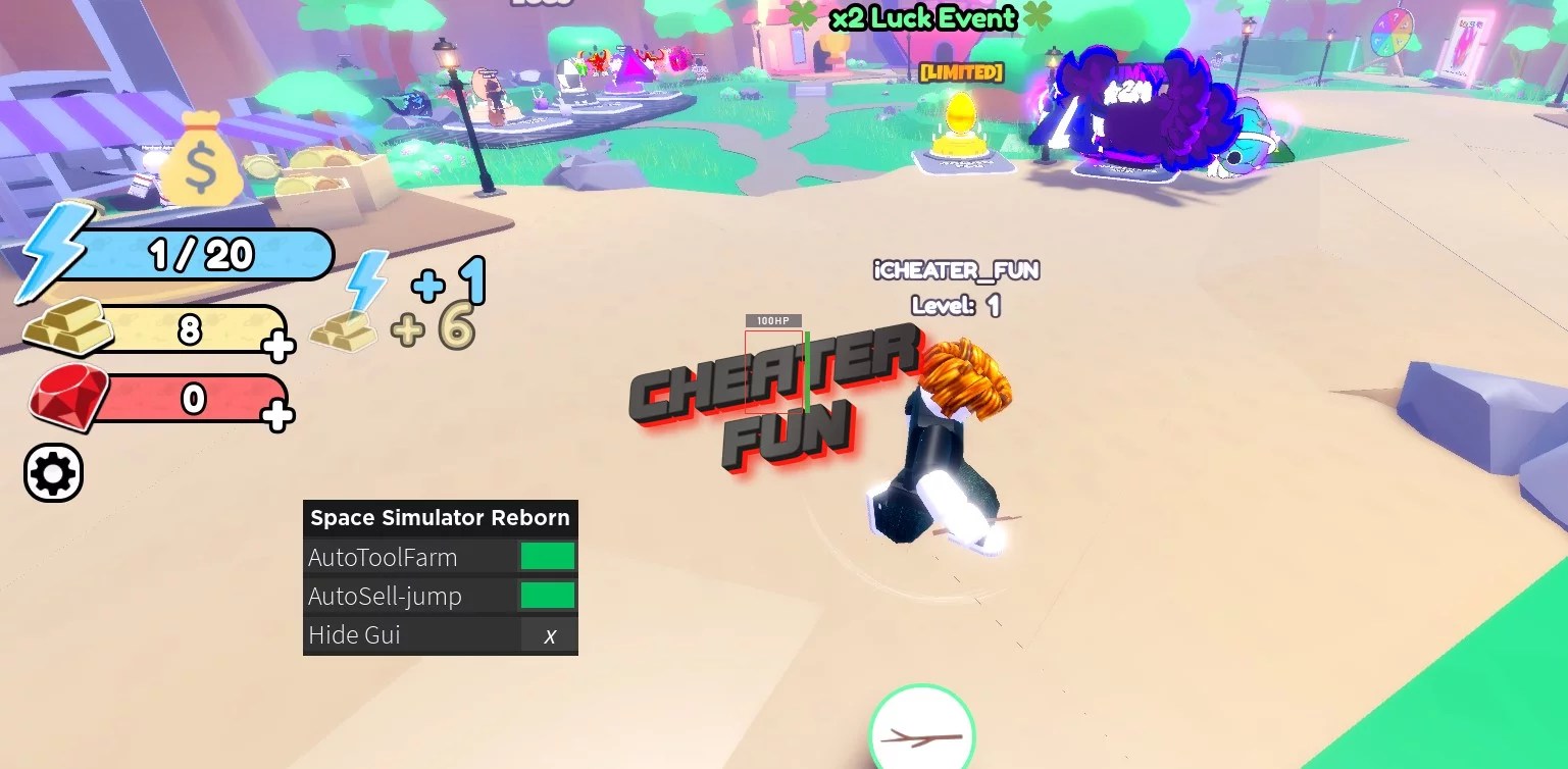 Space Simulator Reborn Script Auto Farm, Auto Sell